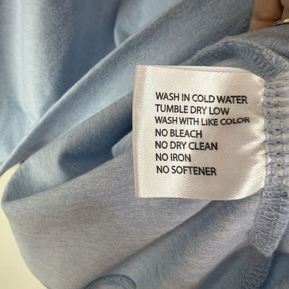 Rhoback Hesi Performance Hoodie Mens 3XL Light Blue Pullover Golf Stretch - Picture 6 of 6